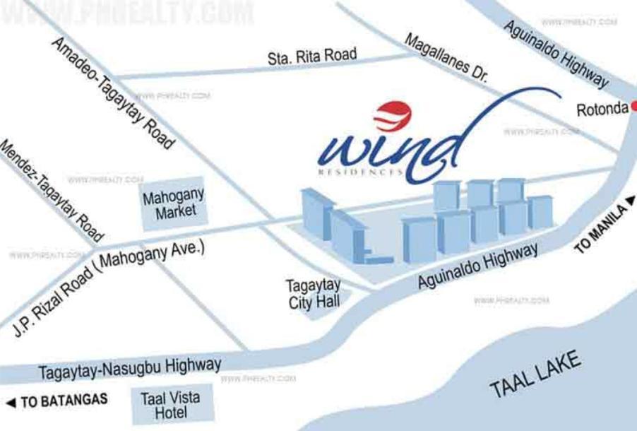 Apartment Wind Designer Appt Overlooking Taal - Tower 1 - 42sqm